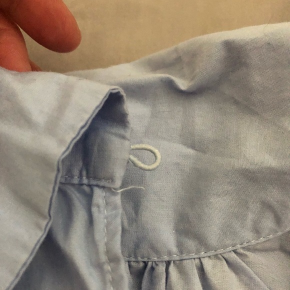 ZARA mock neck blouse with ties on sleeves - Picture 7 of 9